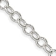 thumbnail image 1 of Diamond2Deal Collier Chaîne Ovale en Argent Sterling 925 5.3 mm pour Femmes 20 Pouces, 1 of 5