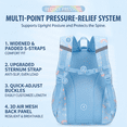 thumbnail image 5 of BUTIED Cute Butterfly Backpacks Wide Clamshell Opening Bookbag with Reflective Strips & Multiple Pockets, Waterproof Durable Daypack, 5 of 9