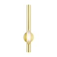 thumbnail image 1 of Livex Lighting Acra Satin Brass 1 Light Wall Sconce, 1 of 4