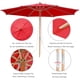 thumbnail image 4 of Yescom 13ft XL Outdoor Patio Umbrella w/ German Beech Wood Pole Beach Yard Garden Wedding Cafe Garden (Red), 4 of 9