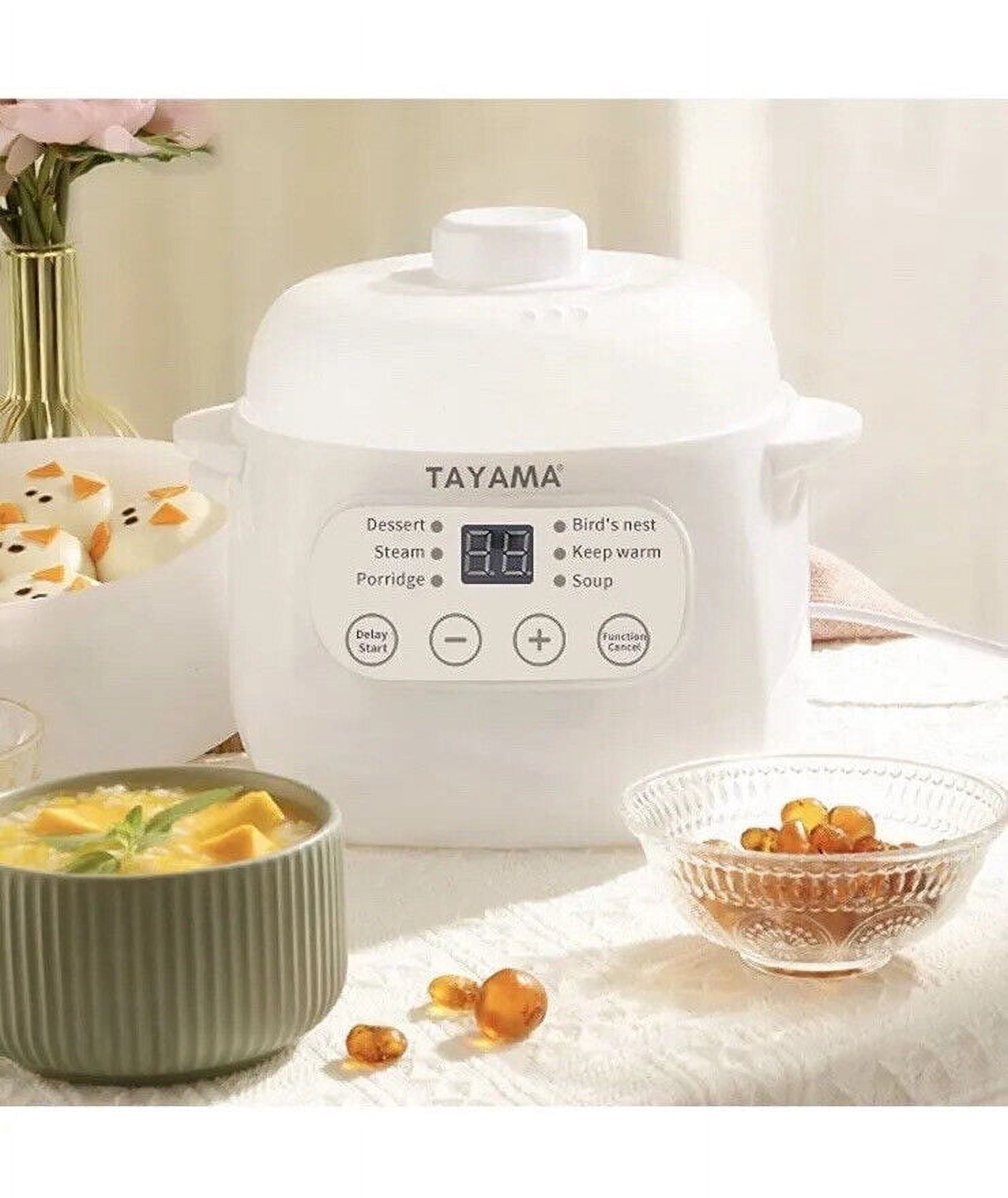 Electric Bird’s Nest Cooker with Pre-Settings and Built-in Timer (1 Liter)