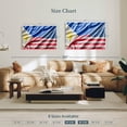 thumbnail image 4 of Elephant Stock Philippine And Usa Flag Wall Art - Horizontal Canvas Wall Art - Living Room Wall Decor - Photography Flags Canvas - Blue And Red Decor - 39" x 26", 4 of 8