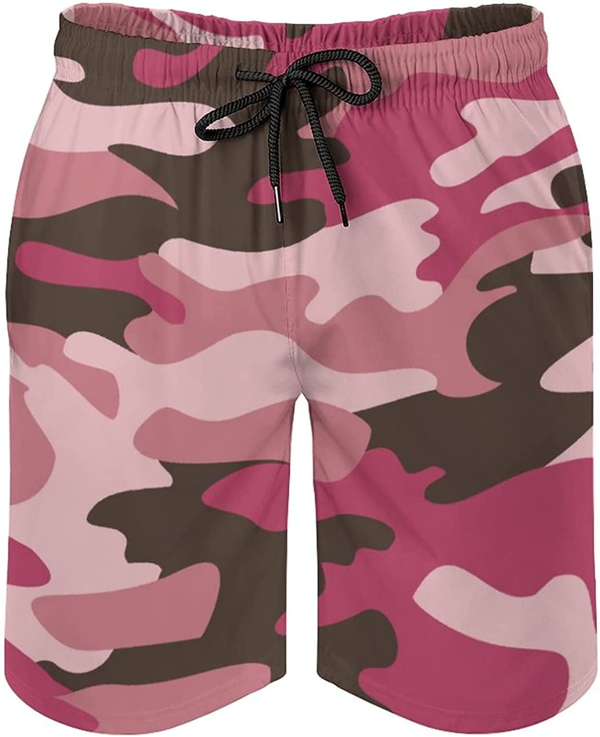 Men's Swim Trunks Dollar Bills Quick Dry Beach Shorts with Mesh Lining