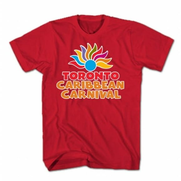 GDC-GameDevCo Ltd. TCC-95048M Toronto Caribbean Carnival Adult T-Shirt, Red, Arch Logo, M
