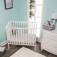 thumbnail image 5 of Everyday Kids 2 Pack Portable Crib Sheet - Grey/Navy, 5 of 10
