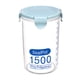 thumbnail image 1 of Naiovety Plástico Sellado Latas Cocina Caja Almacenaje Transparente Food Bote Keep Fresh Organizadores de utensilios de cocina azul SG Naiovety HA0062-12B, 1 of 6