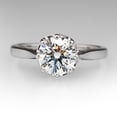 thumbnail image 2 of Moissanite Wedding Ring 925 Sterling Silver Ring Solitaire Moissanite Engagement Ring April Birthstone Ring, 2 of 5