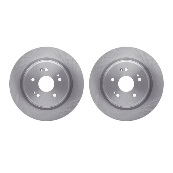 Dynamic Friction Company Rear Brake Rotors 6002-58029