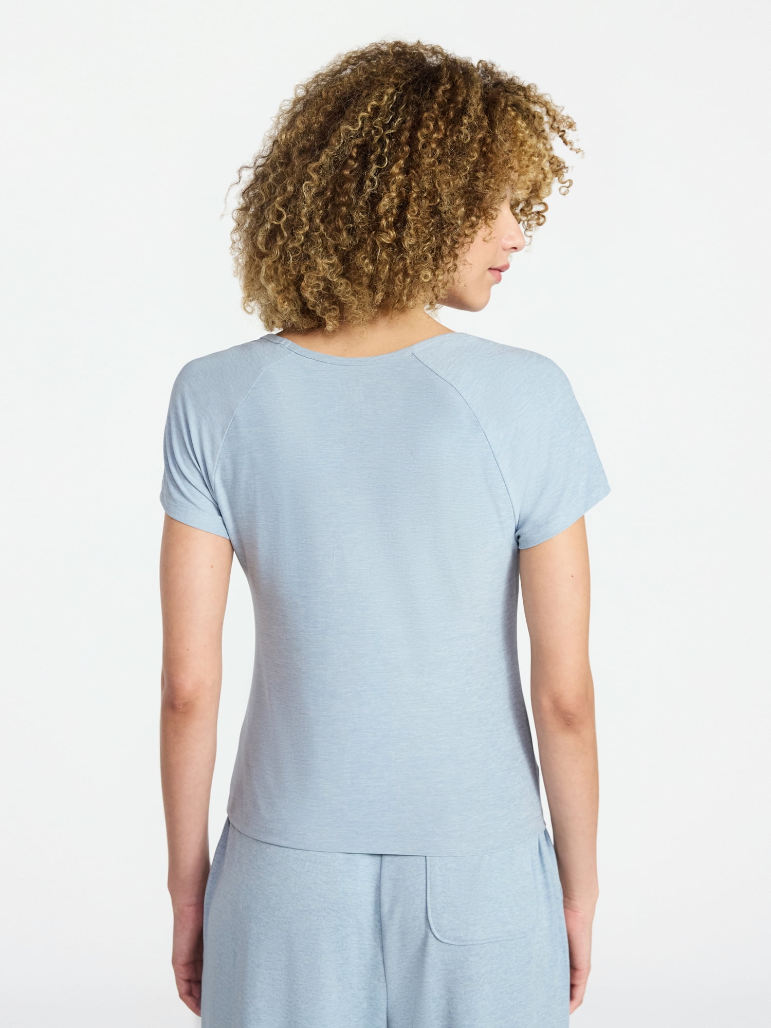Athletic Works Women's ButterCore Fashion Tee with Short Sleeves, Sizes XS-XXXL