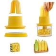 thumbnail image 1 of Corn Stripper, Corn Peeler, Corn Kernels Remover & Cutter, Cob Stripping Tool and Ginger Grater, 1 of 7