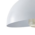 thumbnail image 6 of Aiwen White Finish Dome Shade Pendant Light E27 Bulb Base Classic Home Decor Light Fixture, 6 of 8