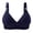 Blue, variant on Gyexs Womens Open Back Haped Bra Summer Thin Underwear No Steel Ring Comfortable Support Bralettes for Women, Red, Size 44