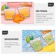 thumbnail image 3 of HEALEEP 3Pares De Gafas Cóctel Para Fiesta Uso Decorativo Colores Varios Y Ergonómico, 3 of 8
