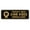 Black Gold, variant on Standard Property Under 24Hr Video Surveillance Sign (Black /Gold) - Small