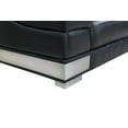 thumbnail image 5 of 31-39" Modern Black Leather Sofa, 5 of 6