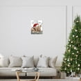 thumbnail image 2 of Christmas Highland Cow Wall Decor:Merry Christmas Canvas Wall Art Cow Pictures Farm Animal Prints Xmas Holiday Decorations Farmhouse Country Wall Hangings Paintings for Living Room 12x15 Inch, 2 of 6