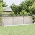 thumbnail image 1 of vidaXL Rabbit Hutch Silver 600x105x120 cm Galvanised Steel, 1 of 5