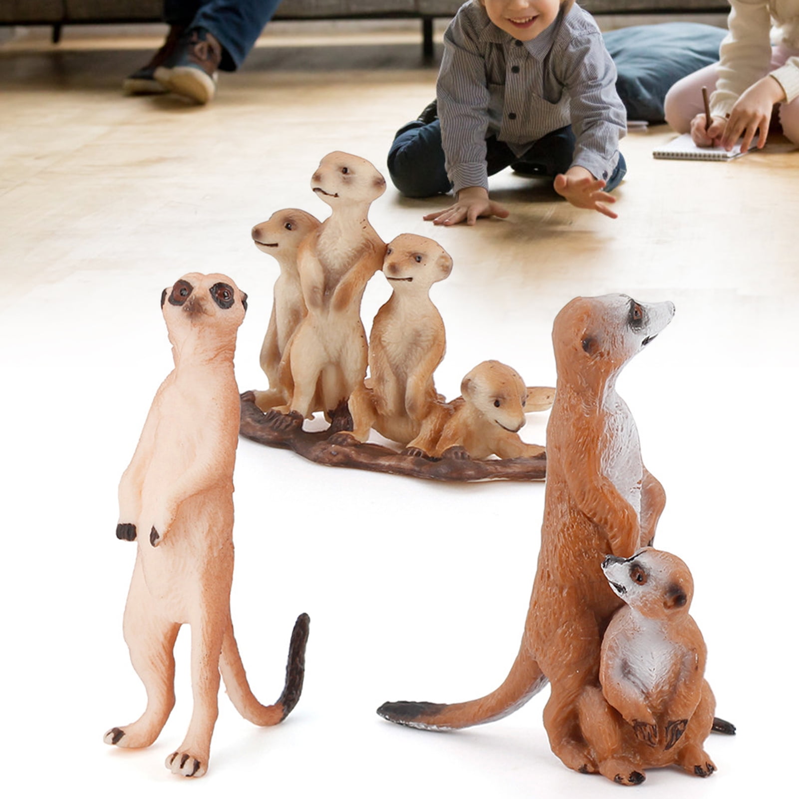 great fun for children bear cat meerkat horse seal 30 x mixed animal stickers 