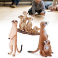 thumbnail image 2 of Visland Modèles Animaux Exquis PVC Surekat Modèles Animaux pour la Maison, 2 of 8