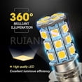 thumbnail image 3 of P15D-25-3 front light bulb LED scooter light high and low beam light 6V 12V 24V motorcycle auxiliary light led headlight warm white light, 3 of 5