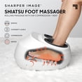 thumbnail image 2 of Masajeador de pies Sharper Image® Shiatsu con calor y compresión relajantes, 2 of 8