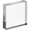 thumbnail image 1 of CiaoHER 1in Thickness 4in Square Acrylic Cube Display Block Clear Polished Pedestal Stand Riser Solid Base 4" x 4" x 1", 1 Pack, 1 of 4
