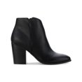 thumbnail image 2 of Sun + Stone Womens Graceyy Faux Leather Block Heel Ankle Boots, 2 of 5