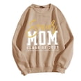 thumbnail image 1 of Mom Lady Sweatshirt Is All A Mess Long Sleeve Patterned Shirt Funny Saying Mom Pullover Top, 1 of 2