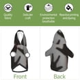 thumbnail image 6 of Fotbe Bloody Hand Behind Print Small Dog Sweater Hoodies Pet Grey Hooded Soft Fleece Sweatshirts with Pocket Fall Winter Puppy Cat Sweaters Warm Clothes-Small, 6 of 7