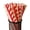 Red, variant on Jkung 100Pcs Biodegradable Paper Straws Colorful Striped Print Food-Grade Safe Drinking Straws Party Supplies