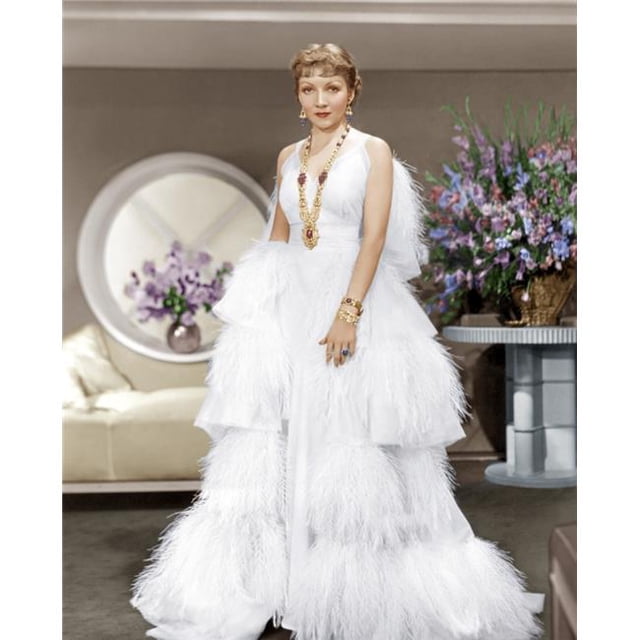 Collection Everett EVCM8DGILIEC001HLARGE le Lis Doré Claudette Colbert 1935 Impression Photo, 16 x 20 - Grand