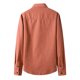 thumbnail image 4 of Hombres Casual Turndown Botones Slim Fit Sólido Manga larga Moda Blusa Camisa Pompotops oipoqjl28120, 4 of 5