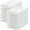 White, variant on 12 Pack Muslin Burp Cloths 100% Cotton Muslin Cloths Large 20''x10'' Extra Soft and Absorbent Baby Burping Cloth-White