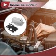 thumbnail image 2 of Enfriador de aceite de motor No.LR073678 Enfriador de aceite de transmisión con junta para Land Rover Range Rover Evoque 2018-2023 1 Pc, 2 of 7