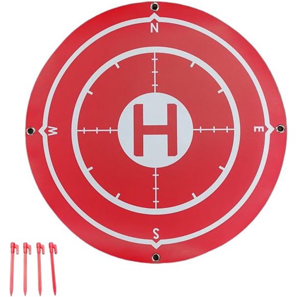 Drone Landing Pad Waterproof Portable Foldable Helipad Universal Luminous Helipad Landing Pads for RC Drones Helicopter