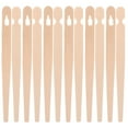 thumbnail image 1 of 100 pares de pinzas de madera para pan, fáciles de usar, pinzas de entrenamiento para palillos, utensilios de madera desechables para principiantes, para servir repostería y comida, 1 of 7