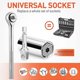 thumbnail image 4 of 3pcs 7-19mm Universal Socket Wrenches, High Quality Cr-v Multifunctional Hand (Blue), 4 of 4