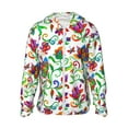 thumbnail image 2 of Lsque Paisley UPF 50+ Lightweight Sun Protection Men's Women's Long Sleeve Shirt, Hoodie Performance -X-Large, 2 of 9