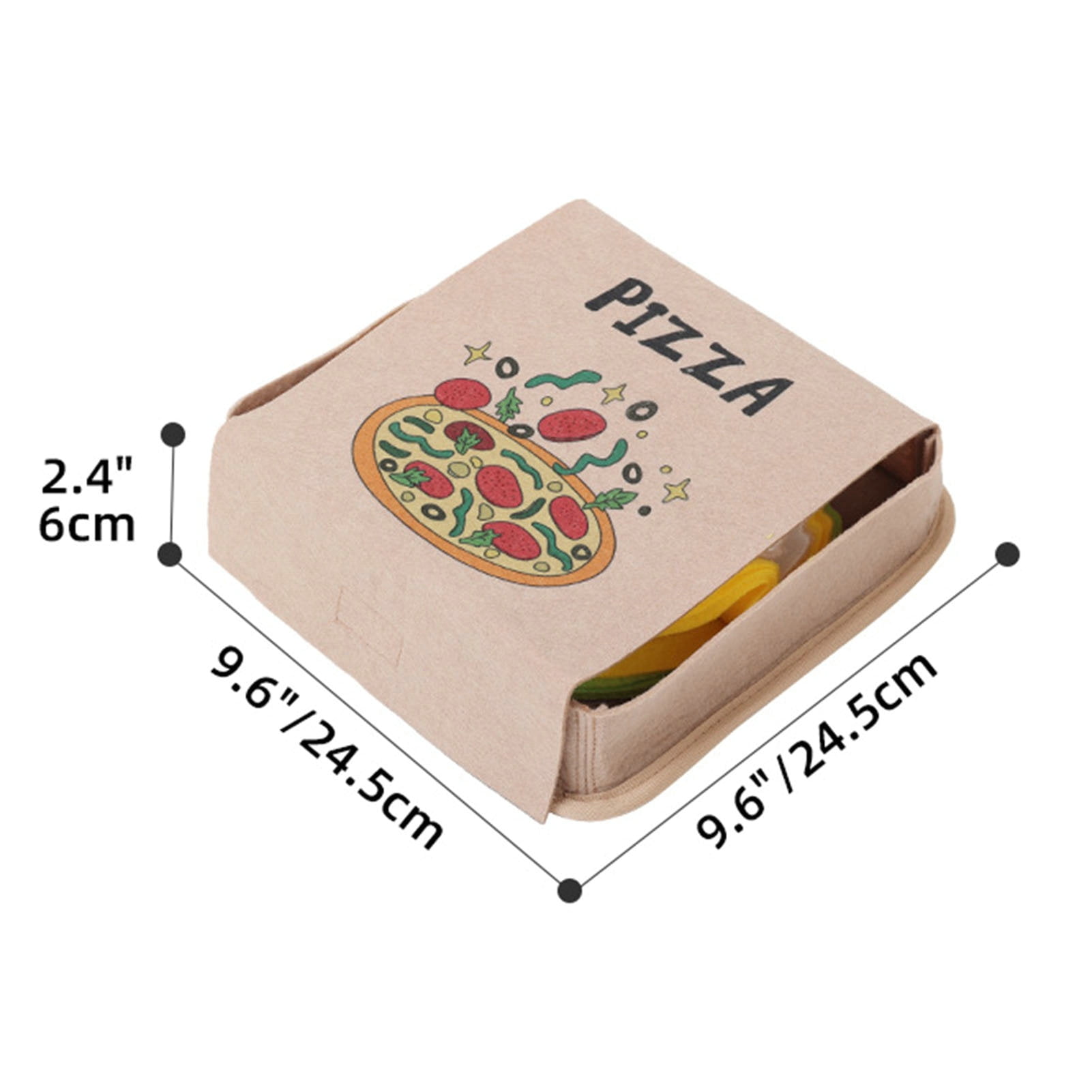 Pnellth Pet Sniff Toy Pizza Shape Dog Puzzle Toy Relieve Stress Puppy Foraging Toy