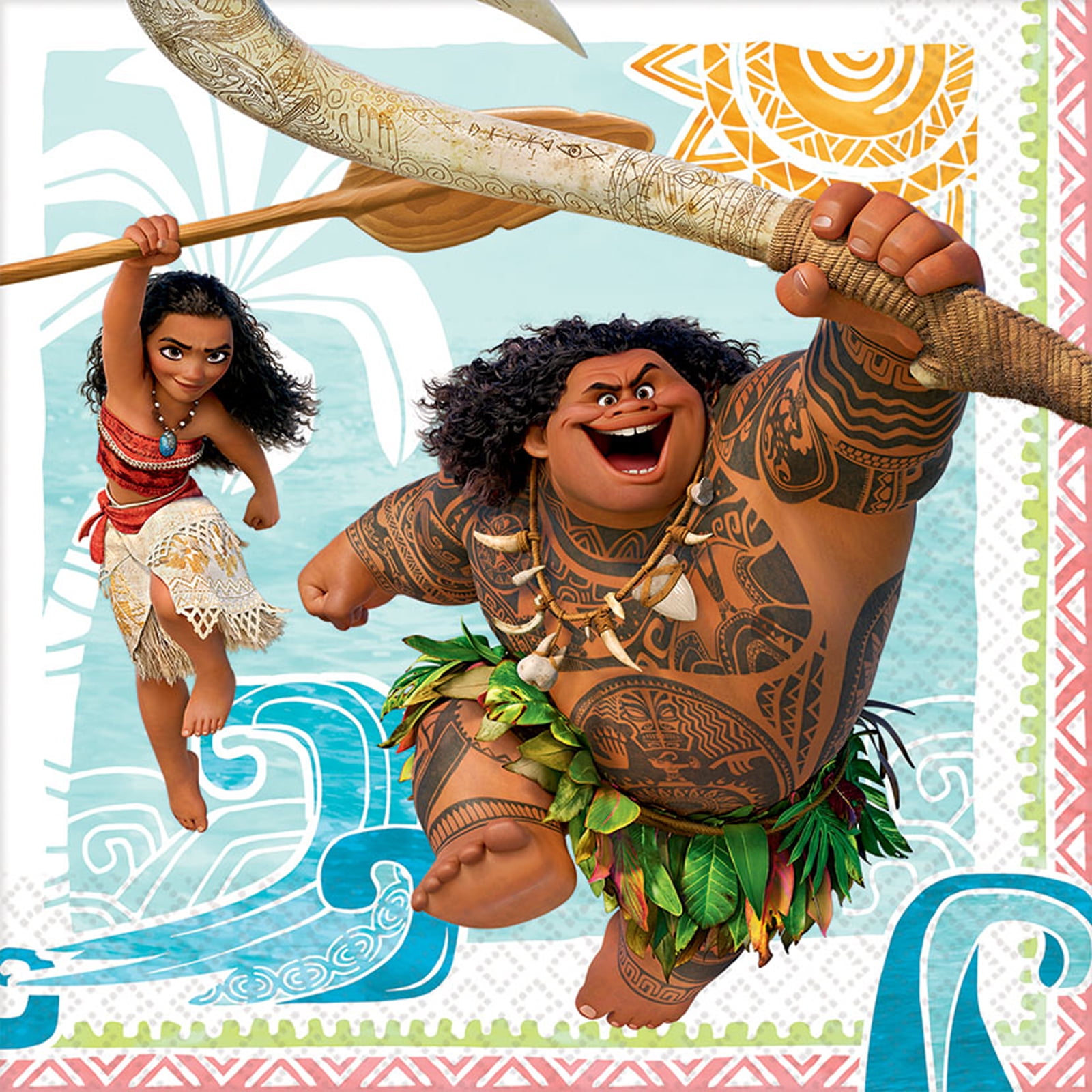 Disney Moana Collection Party Accessory Beverage Napkins