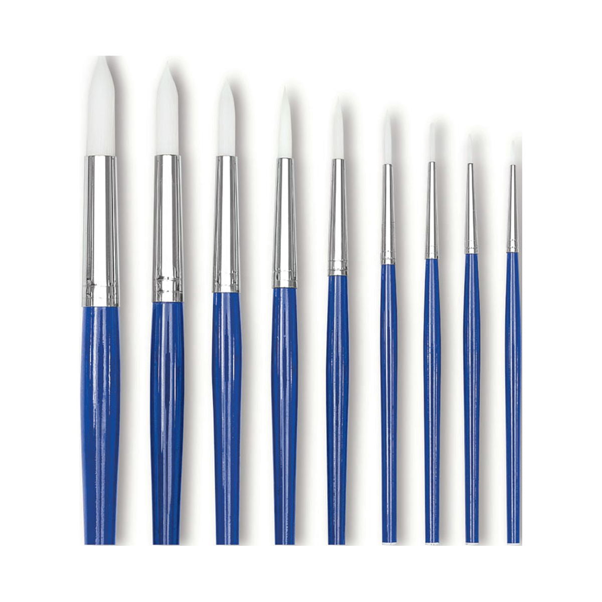 Blick Scholastic Short Handle Wonder White Brush Classpack - Round, Short Handle, Class Pack of 72