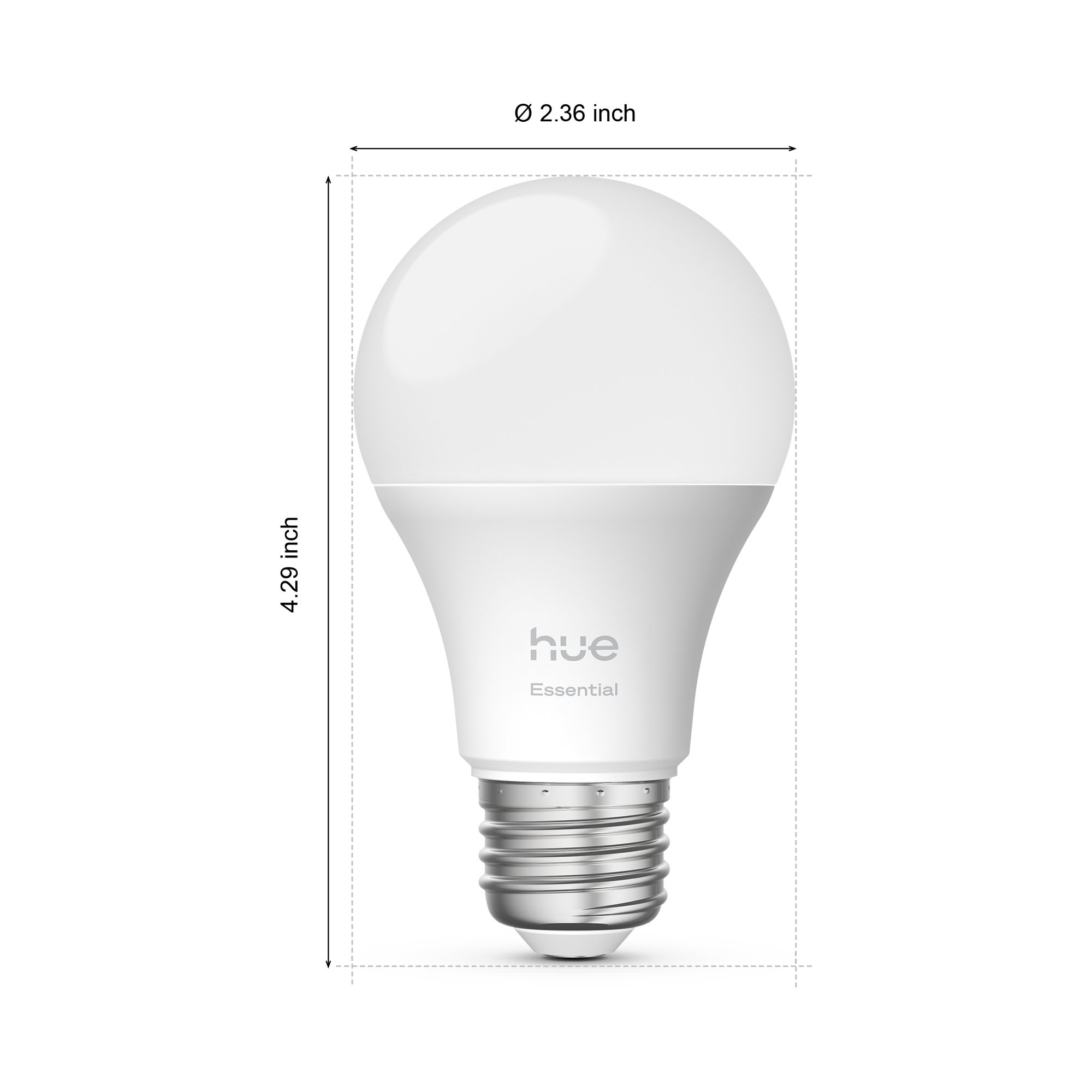 Philips Hue Essential White & Color Ambiance 2-Pack Starter Kit - 2x 60-Watt Equivalent (800lm) A19 General Purpose Light Buls (Medium Base) + Hue Bridge
