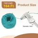 thumbnail image 2 of Cuerda de yute natural de 50 pies, cuerda de yute de 3 mm para manualidades, envoltura de regalos, decoración, empaque, jardinería, soporte para plantas, azul brillante, 2 of 6