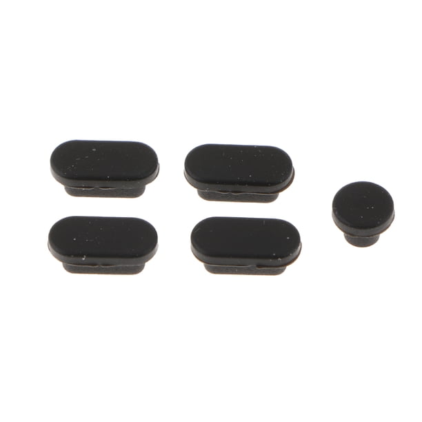 Tapón Antipolvo De Silicona, Tapón A Prueba De Polvo, Tapa De Puerto De Auriculares USB Para MacBook, Color Negro SM SunniMix Tapones antipolvo de silicona