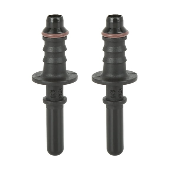 2pcs 6.30mm ID6 Vehicle Fuel Line Hose Pipe Quick Release Male Connect Connector