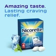 Nicorette Nicotine Gum to Stop Smoking, White Ice Mint Flavor, 4 Mg