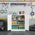 thumbnail image 5 of Fesbos Metal Storage Cabinets with Lock Door, Small Locker Adjustable Shelves Organizer Steel Cabinets, Home, Office,Warehouse,Garage,Industrial, 5 of 13