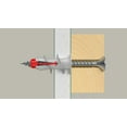 thumbnail image 3 of fischer DuoBlade S 25 pieces Self-Drilling Drywall Anchor Metal Tip with Chipboard Screw for Fast and Easy Installation, Applications for Mirrors, Lamps, Pictures, Blinds, Curtain Rods etc, 3 of 4
