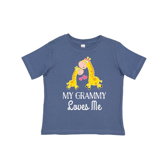 Inktastic Grammy Loves Me Giraffe Boys or Girls Toddler T-Shirt
