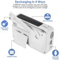 thumbnail image 4 of Portable Emergency Radio Solar Dynamo Power Rechargeable Hand Crank Fm/am Radio Wireless Mp3 Player Led Torch Siren Portable Mobile Phone Charger Powe, 4 of 5